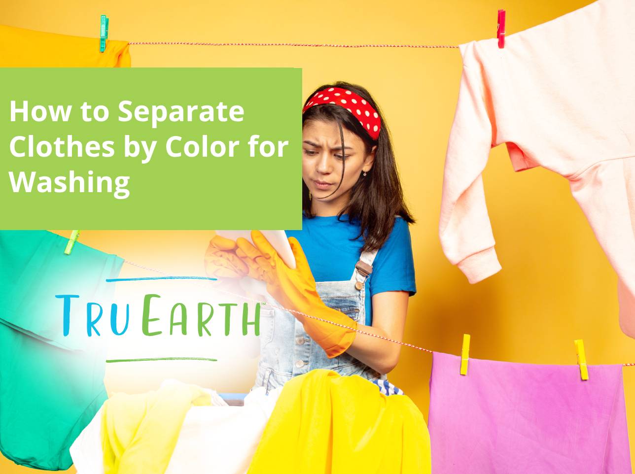 Separate Laundry Color How to Separate Clothes by Color for Washing – Tru Earth EU
