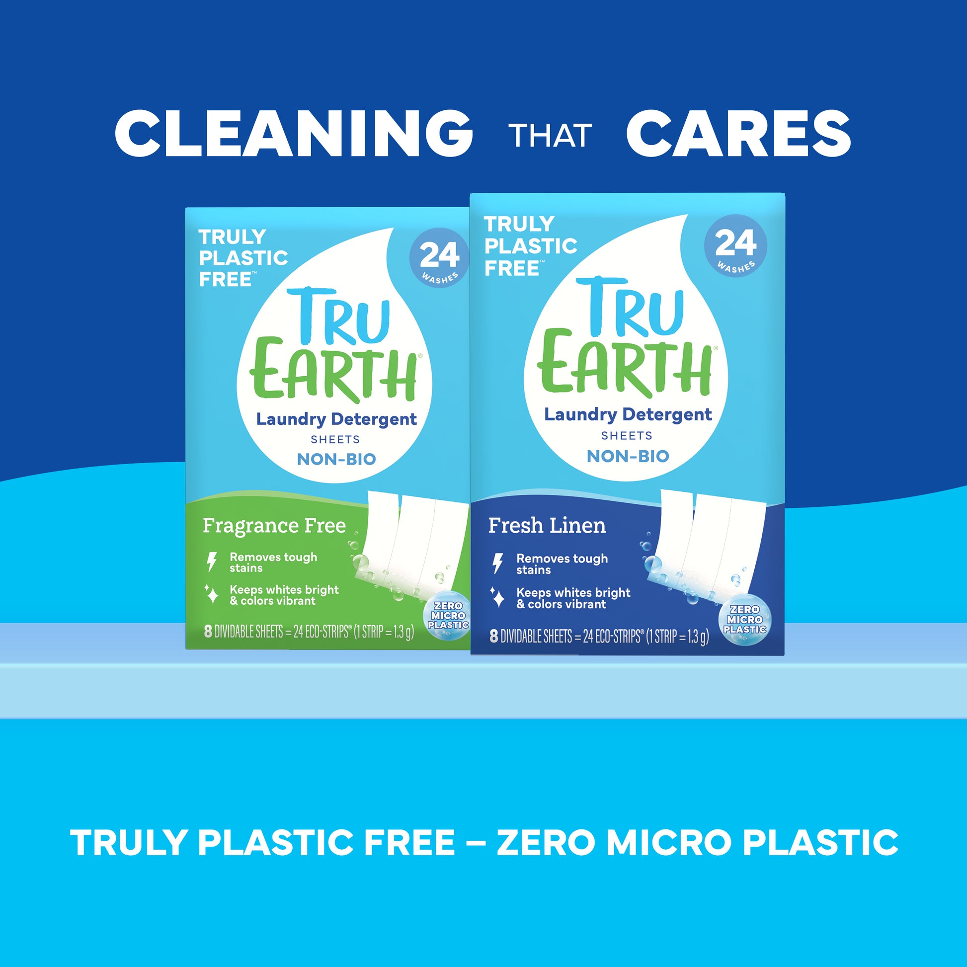 Tru Earth Laundry Detergent - Fresh Linen (24 washes)