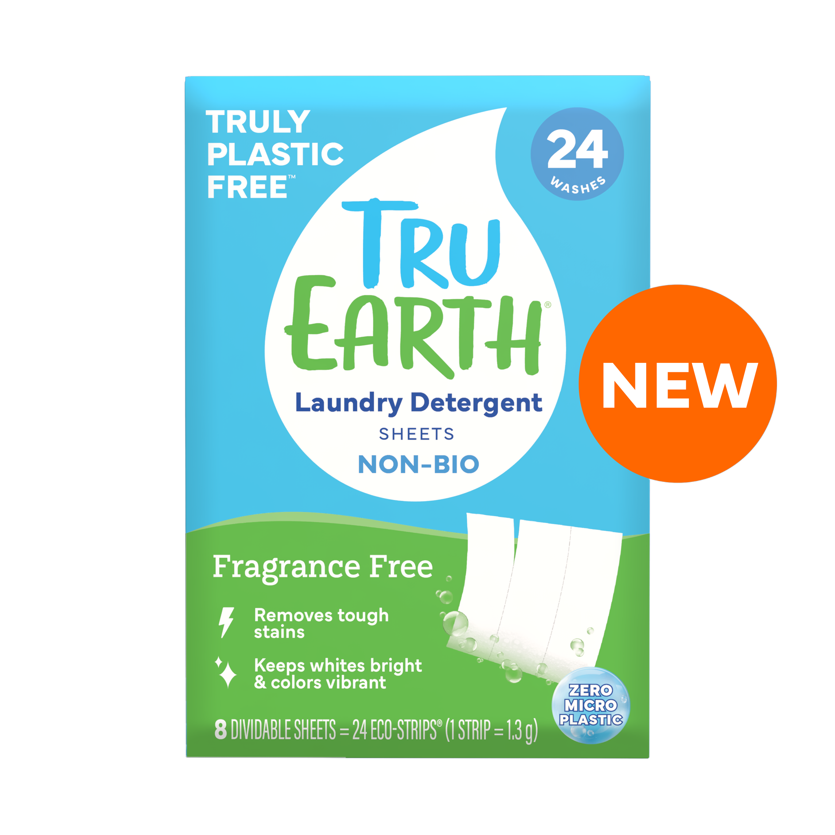 Tru Earth Laundry Detergent - Fragrance Free